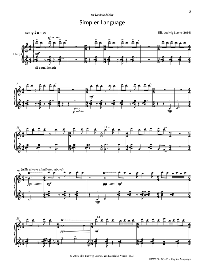 Solo: harp - Simpler Language
