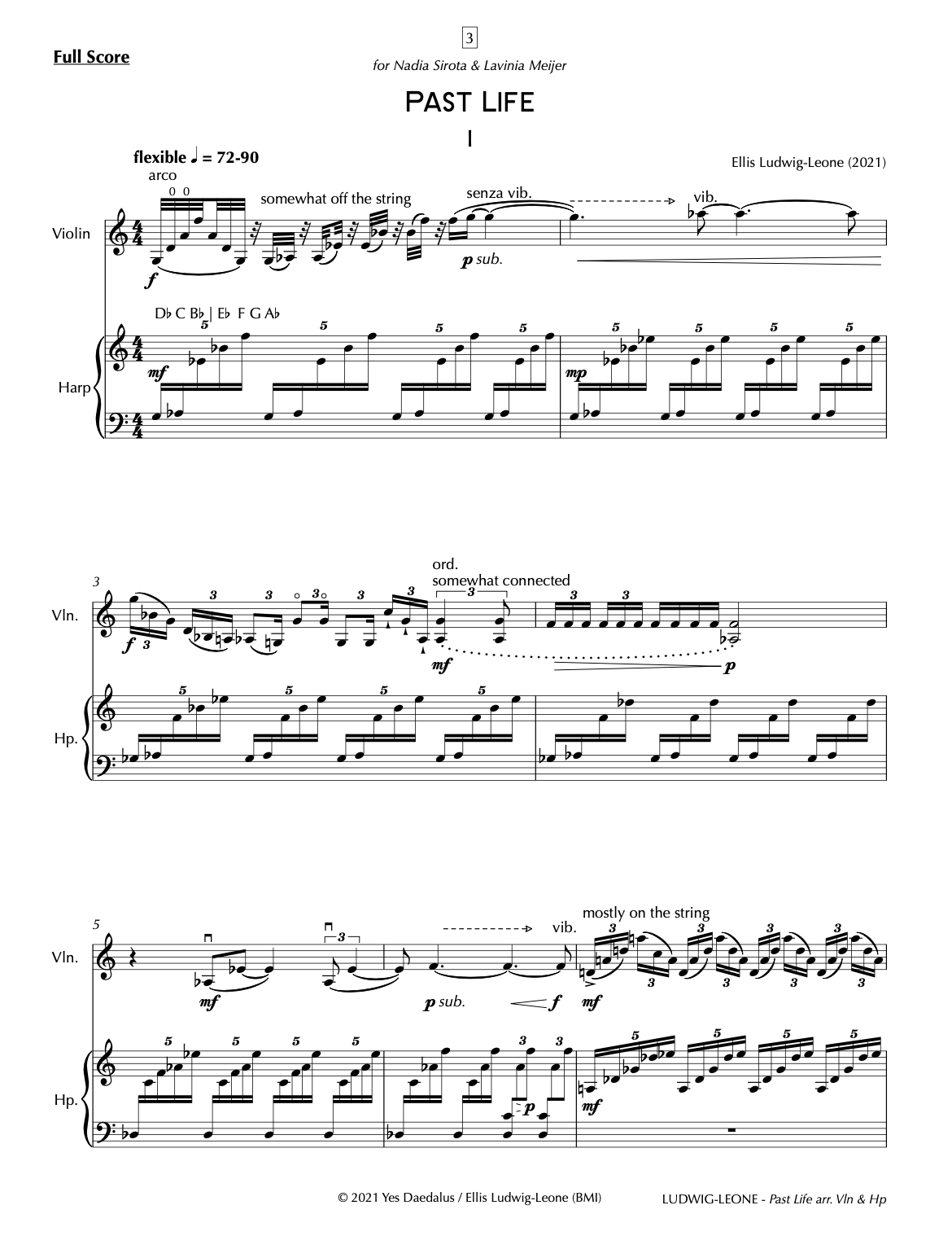 2 players: vln & hp - Past Life