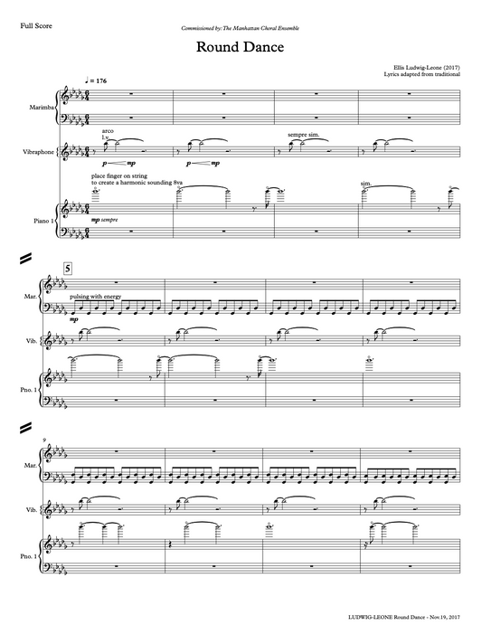 Voice (SATB): Round Dance (PDF edition)