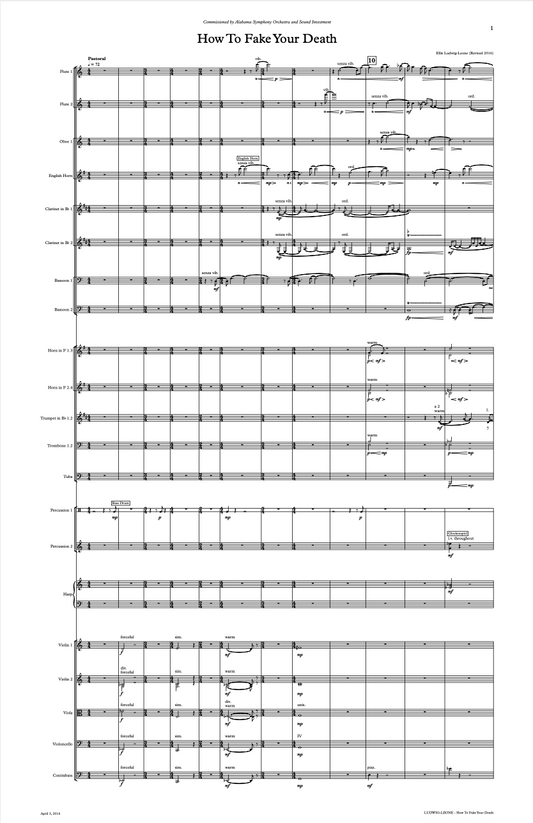 Orchestra: How to Fake Your Death (PDF edition)