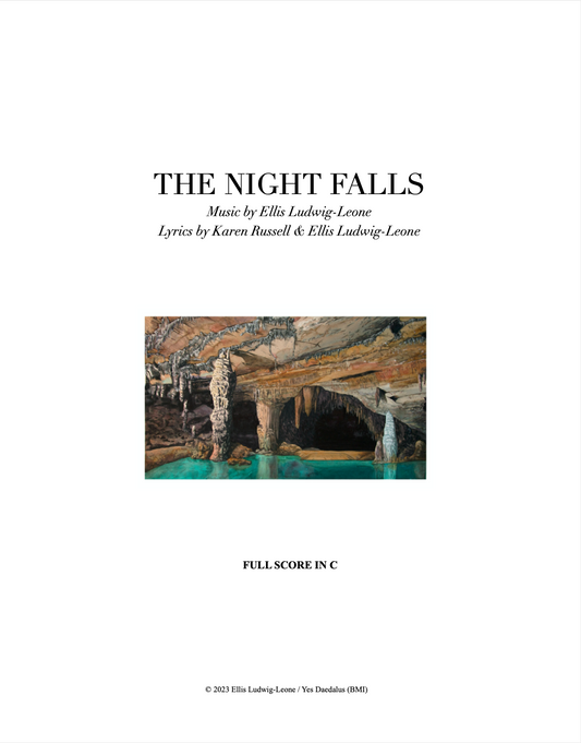 Opera (large chamber): The Night Falls - Full Score (PDF edition)