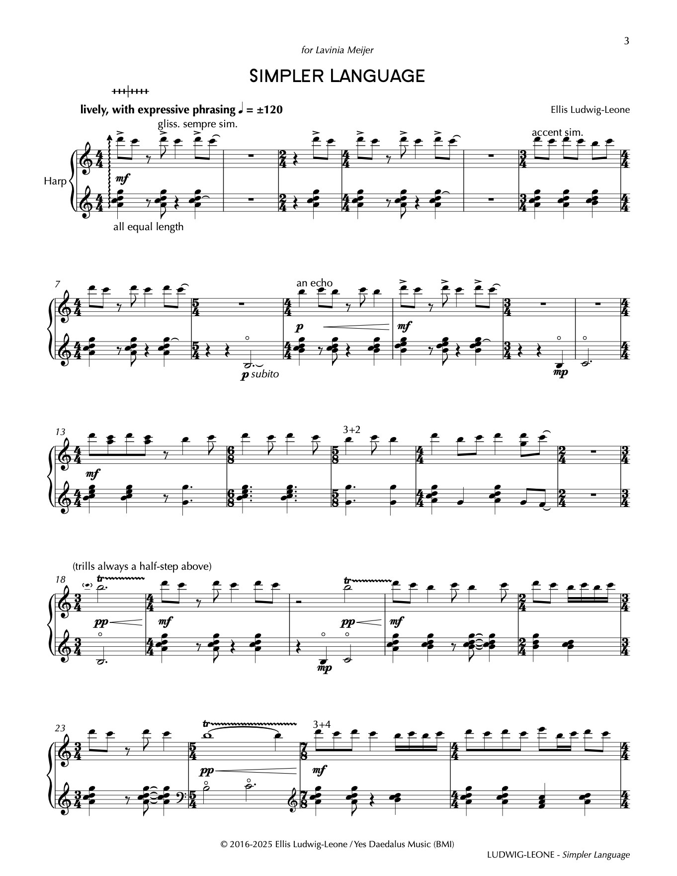 Solo: harp - Simpler Language